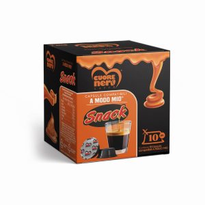 Capsule Aromatizzate compatibili A MODO MIO Snack gusto Caramello 10pz