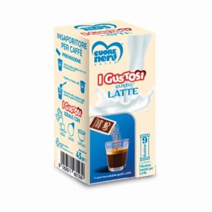 I Gustosi 9 Bustine LATTE preparato solubile per Caffè gusto Latte 45gr